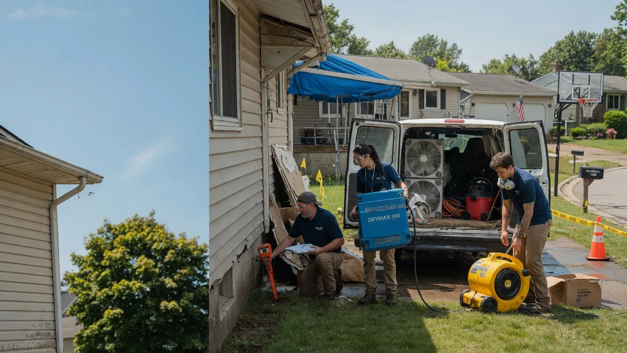 Ceiling Leak Cleanup in Commerce Township, MI near me