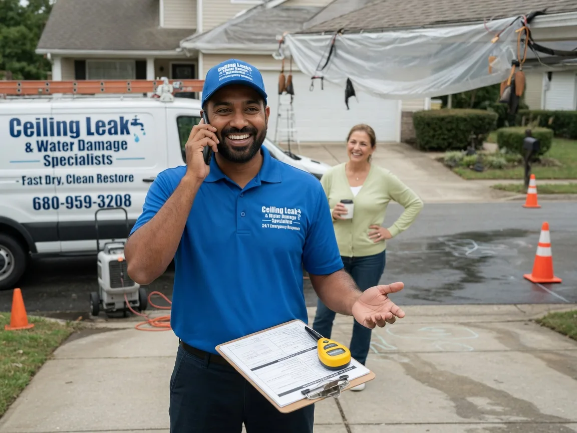 Ceiling Leak Cleanup Commerce Township, MI FAQs